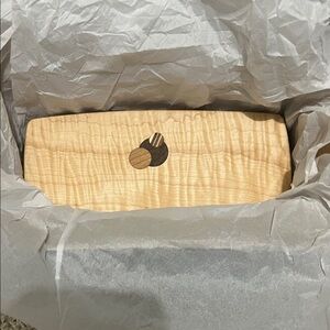 Wooden Cutting Board with Inlay Design Brand New-there are no tags-never used